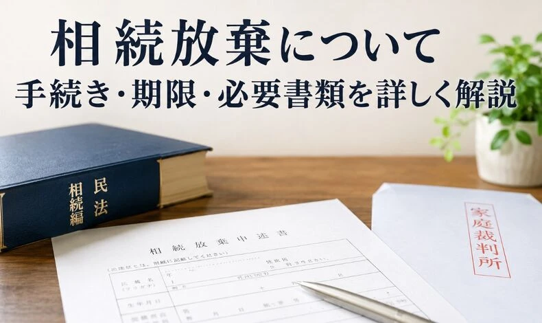 画像5371：相続放棄について｜手続き・期限・必要書類を詳しく解説
