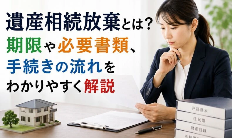 画像5439：遺産相続放棄とは？期限や必要書類、手続きの流れをわかりやすく解説