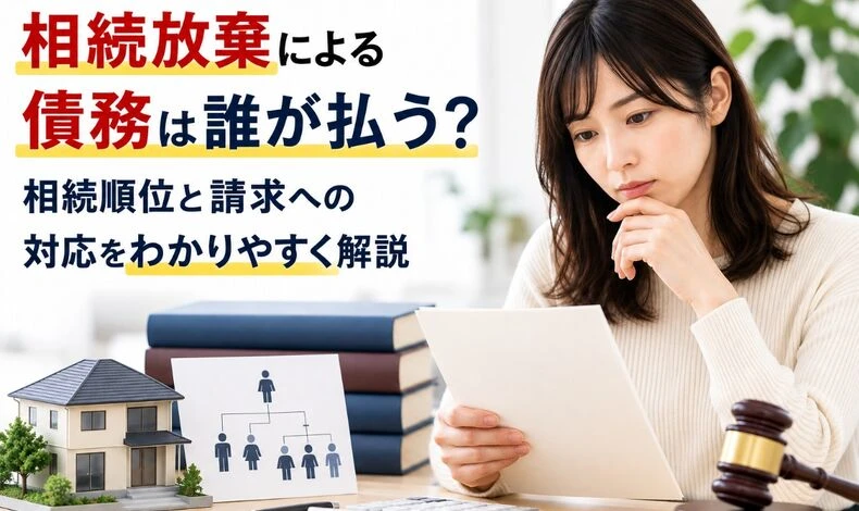 画像5495：相続放棄による債務は誰が払う？相続順位と請求への対応をわかりやすく解説